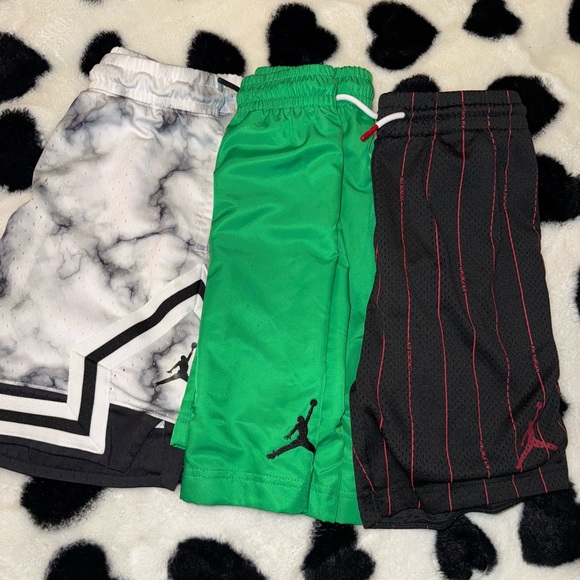 Kids' Jordan Shorts Set - Black and White